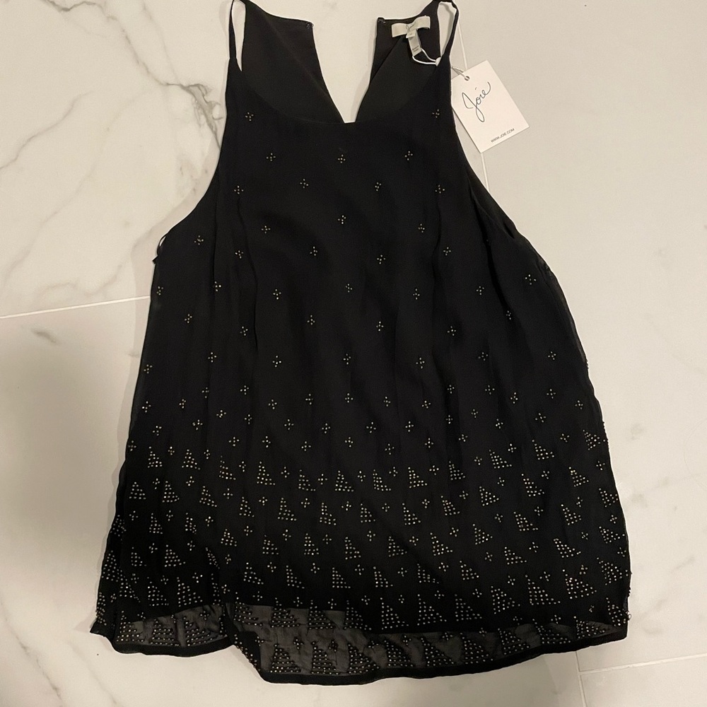 New Joie Bead Embroidered Tank Top